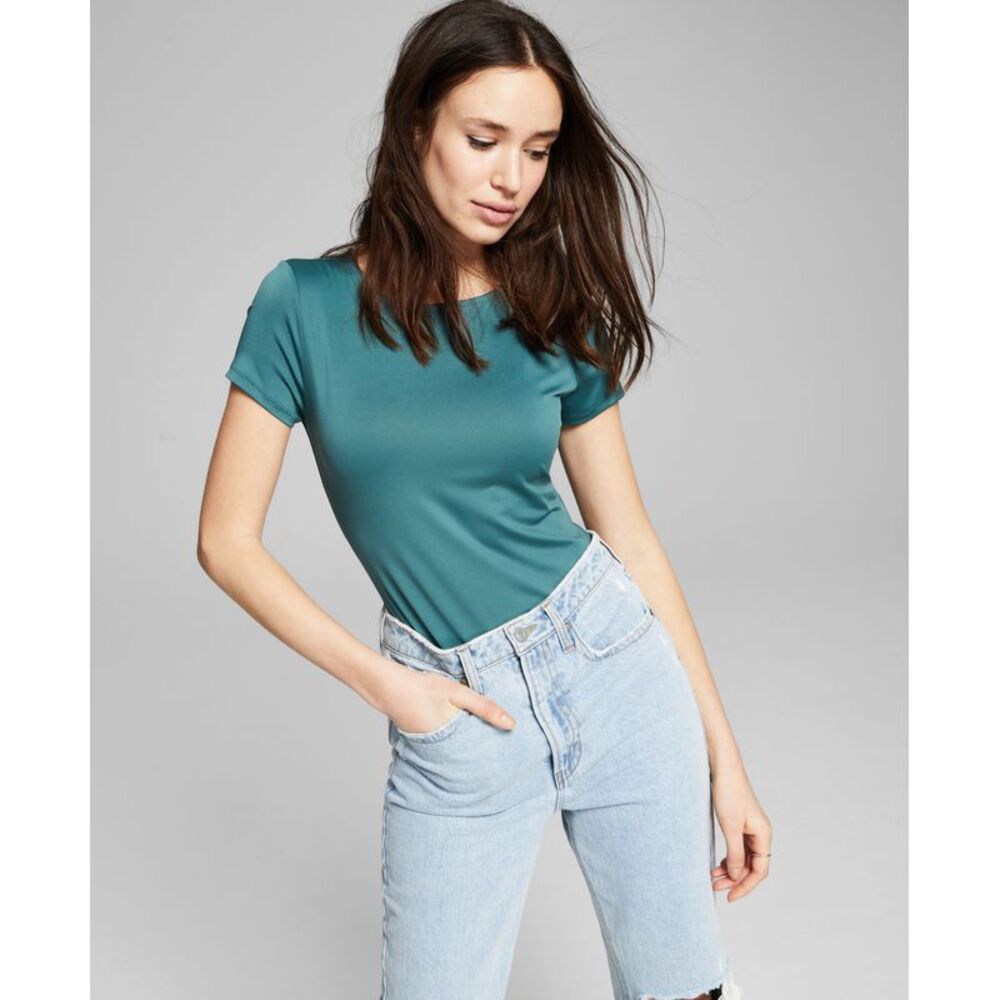 And Now This Now This Womens Crewneck Bodysuit